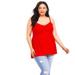 NWT Torrid Red Knit Babydoll 3